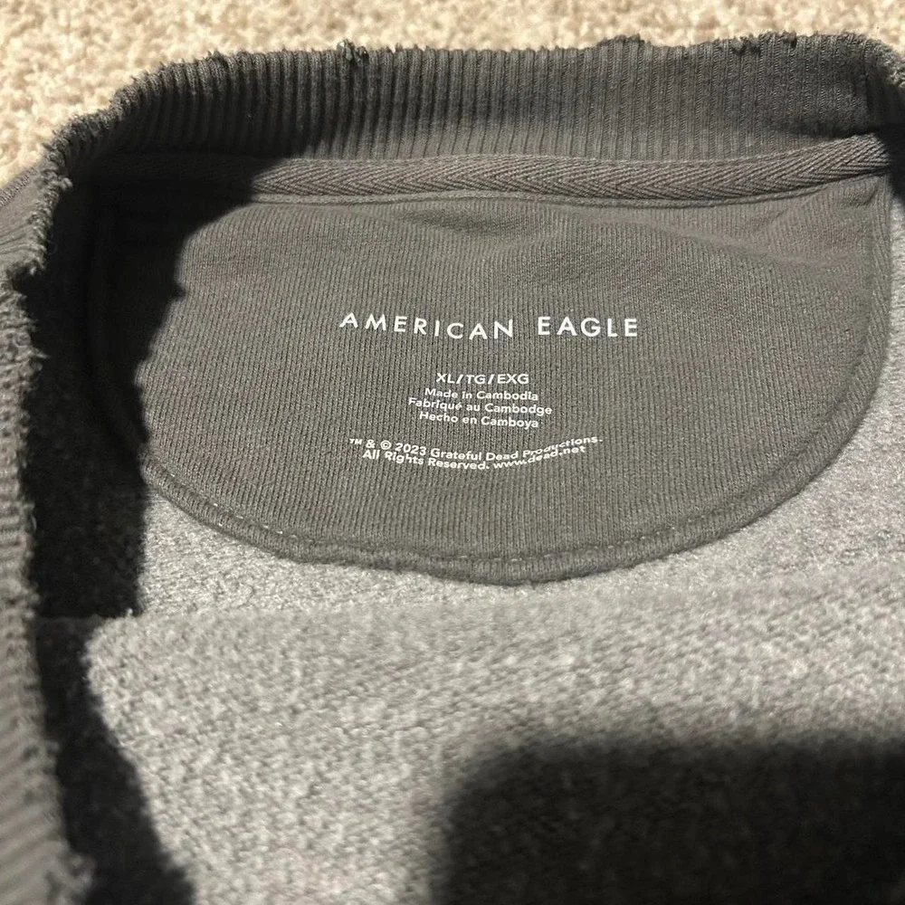 American Eagle Grateful Dead Grey‎ Crewneck Sweatshirt SZ XL